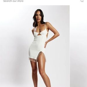 Meshki Large White dress